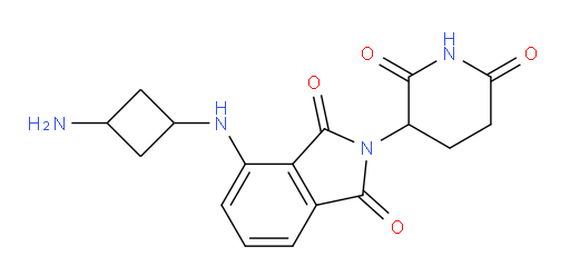 4-((3-aminocyclobutyl)amino)-2-(2,6-dioxopiperidin-3-yl)isoindoline-1,3-dione