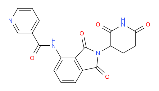 N-(2-(2,6-dioxopiperidin-3-yl)-1,3-dioxoisoindolin-4-yl)nicotinamide