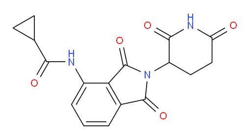 N-(2-(2,6-dioxopiperidin-3-yl)-1,3-dioxoisoindolin-4-yl)cyclopropanecarboxamide