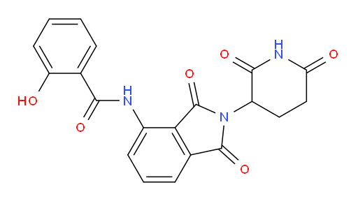 N-(2-(2,6-dioxopiperidin-3-yl)-1,3-dioxoisoindolin-4-yl)-2-hydroxybenzamide