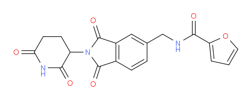 N-((2-(2,6-dioxopiperidin-3-yl)-1,3-dioxoisoindolin-5-yl)methyl)furan-2-carboxamide