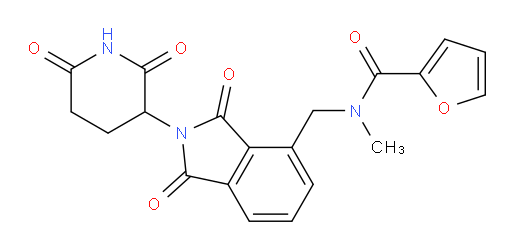 N-((2-(2,6-dioxopiperidin-3-yl)-1,3-dioxoisoindolin-4-yl)methyl)-N-methylfuran-2-carboxamide