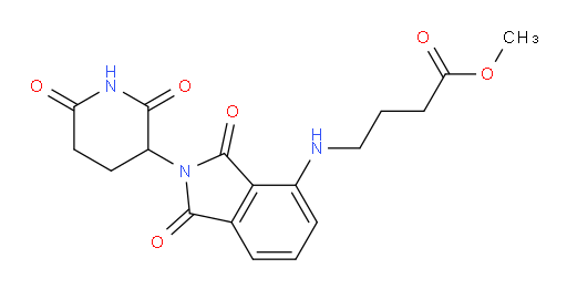 methyl 4-((2-(2,6-dioxopiperidin-3-yl)-1,3-dioxoisoindolin-4-yl)amino)butanoate