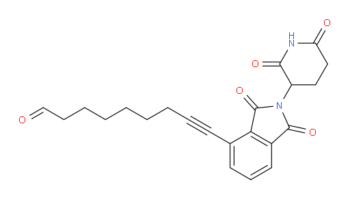 9-(2-(2,6-dioxopiperidin-3-yl)-1,3-dioxoisoindolin-4-yl)non-8-ynal