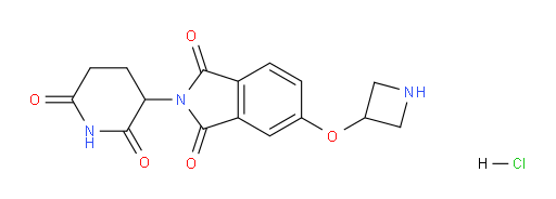 5-(azetidin-3-yloxy)-2-(2,6-dioxopiperidin-3-yl)isoindoline-1,3-dione hydrochloride
