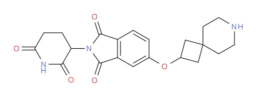 5-(7-azaspiro[3.5]nonan-2-yloxy)-2-(2,6-dioxopiperidin-3-yl)isoindoline-1,3-dione