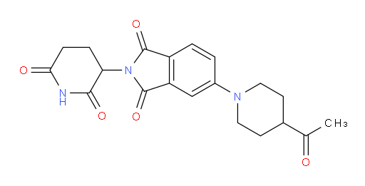 5-(4-acetylpiperidin-1-yl)-2-(2,6-dioxopiperidin-3-yl)isoindoline-1,3-dione