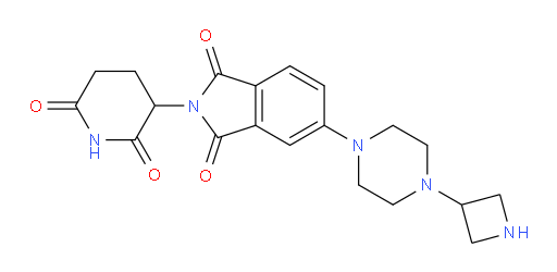 5-(4-(azetidin-3-yl)piperazin-1-yl)-2-(2,6-dioxopiperidin-3-yl)isoindoline-1,3-dione