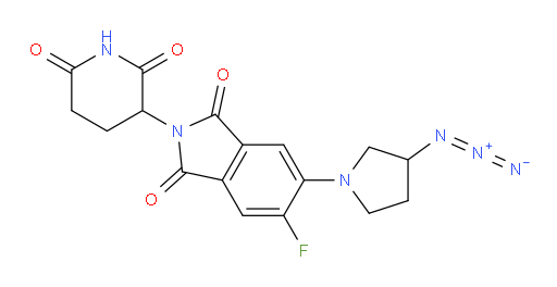 5-(3-azidopyrrolidin-1-yl)-2-(2,6-dioxopiperidin-3-yl)-6-fluoroisoindoline-1,3-dione