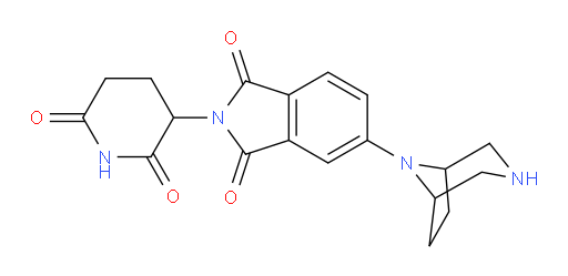 5-(3,8-diazabicyclo[3.2.1]octan-8-yl)-2-(2,6-dioxopiperidin-3-yl)isoindoline-1,3-dione