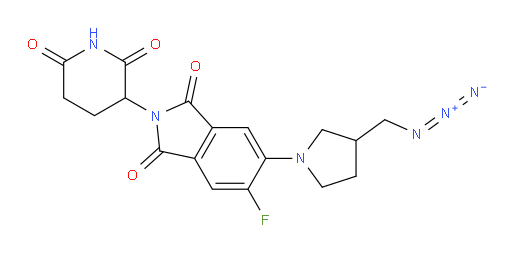 5-(3-(azidomethyl)pyrrolidin-1-yl)-2-(2,6-dioxopiperidin-3-yl)-6-fluoroisoindoline-1,3-dione