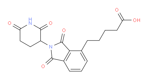 5-(2-(2,6-dioxopiperidin-3-yl)-1,3-dioxoisoindolin-4-yl)pentanoic acid