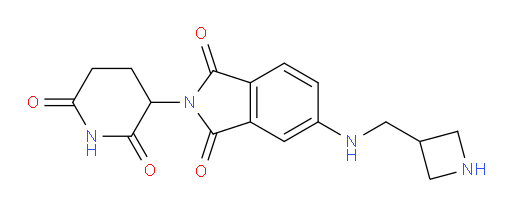 5-((azetidin-3-ylmethyl)amino)-2-(2,6-dioxopiperidin-3-yl)isoindoline-1,3-dione