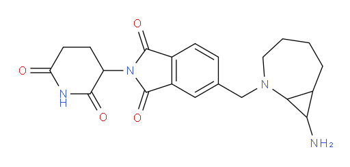 5-((8-amino-2-azabicyclo[5.1.0]octan-2-yl)methyl)-2-(2,6-dioxopiperidin-3-yl)isoindoline-1,3-dione