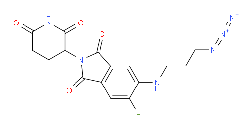 5-((3-azidopropyl)amino)-2-(2,6-dioxopiperidin-3-yl)-6-fluoroisoindoline-1,3-dione