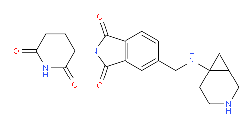5-((3-azabicyclo[4.1.0]heptan-6-ylamino)methyl)-2-(2,6-dioxopiperidin-3-yl)isoindoline-1,3-dione