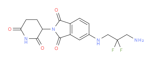 5-((3-amino-2,2-difluoropropyl)amino)-2-(2,6-dioxopiperidin-3-yl)isoindoline-1,3-dione