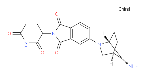 5-((1R,4R,7R)-7-amino-2-azabicyclo[2.2.1]heptan-2-yl)-2-(2,6-dioxopiperidin-3-yl)isoindoline-1,3-dione