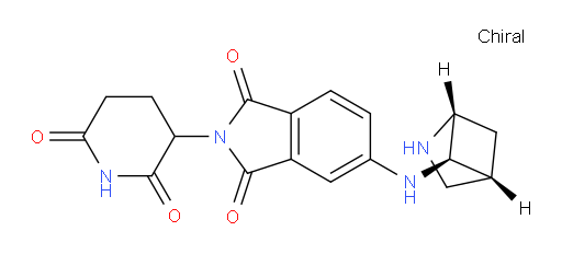 5-((1R,4R,5R)-2-azabicyclo[2.1.1]hexan-5-ylamino)-2-(2,6-dioxopiperidin-3-yl)isoindoline-1,3-dione