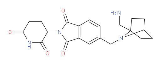 5-((1-(aminomethyl)-7-azabicyclo[2.2.1]heptan-7-yl)methyl)-2-(2,6-dioxopiperidin-3-yl)isoindoline-1,3-dione