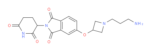 5-((1-(3-aminopropyl)azetidin-3-yl)oxy)-2-(2,6-dioxopiperidin-3-yl)isoindoline-1,3-dione