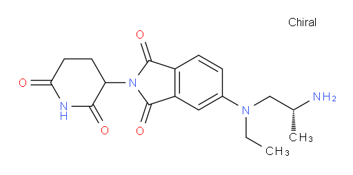 5-(((R)-2-aminopropyl)(ethyl)amino)-2-(2,6-dioxopiperidin-3-yl)isoindoline-1,3-dione