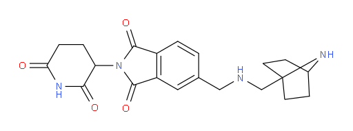 5-(((7-azabicyclo[2.2.1]heptan-1-ylmethyl)amino)methyl)-2-(2,6-dioxopiperidin-3-yl)isoindoline-1,3-dione