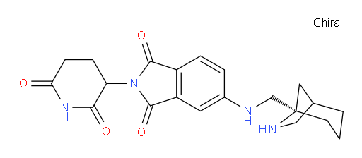 5-(((5R)-6-azabicyclo[3.2.1]octan-5-ylmethyl)amino)-2-(2,6-dioxopiperidin-3-yl)isoindoline-1,3-dione