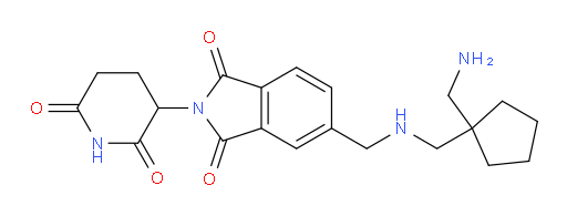 5-((((1-(aminomethyl)cyclopentyl)methyl)amino)methyl)-2-(2,6-dioxopiperidin-3-yl)isoindoline-1,3-dione