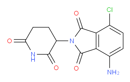4-amino-7-chloro-2-(2,6-dioxopiperidin-3-yl)isoindoline-1,3-dione