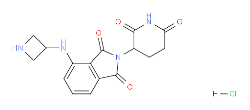 4-(azetidin-3-ylamino)-2-(2,6-dioxopiperidin-3-yl)isoindoline-1,3-dione hydrochloride