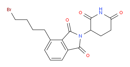 4-(4-bromobutyl)-2-(2,6-dioxopiperidin-3-yl)isoindoline-1,3-dione