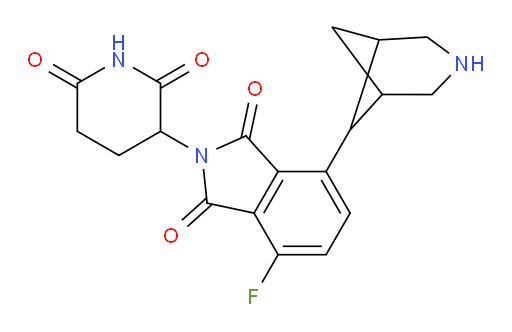 4-(3-azabicyclo[3.1.1]heptan-6-yl)-2-(2,6-dioxopiperidin-3-yl)-7-fluoroisoindoline-1,3-dione
