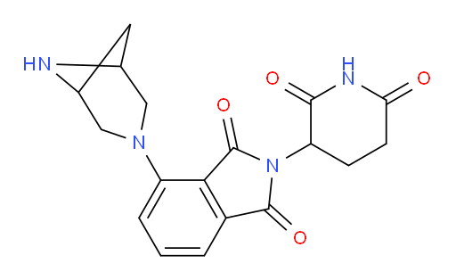 4-(3,6-diazabicyclo[3.1.1]heptan-3-yl)-2-(2,6-dioxopiperidin-3-yl)isoindoline-1,3-dione