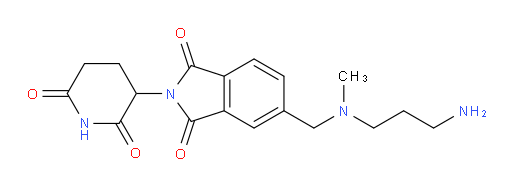 5-(((3-aminopropyl)(methyl)amino)methyl)-2-(2,6-dioxopiperidin-3-yl)isoindoline-1,3-dione