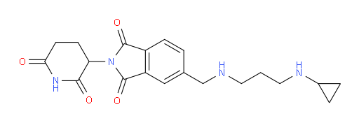 5-(((3-(cyclopropylamino)propyl)amino)methyl)-2-(2,6-dioxopiperidin-3-yl)isoindoline-1,3-dione