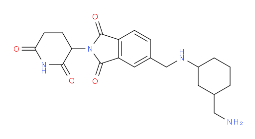 5-(((3-(aminomethyl)cyclohexyl)amino)methyl)-2-(2,6-dioxopiperidin-3-yl)isoindoline-1,3-dione