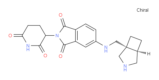 5-(((1R,5R)-3-azabicyclo[3.2.0]heptan-1-ylmethyl)amino)-2-(2,6-dioxopiperidin-3-yl)isoindoline-1,3-dione