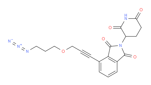 4-(3-(3-azidopropoxy)prop-1-yn-1-yl)-2-(2,6-dioxopiperidin-3-yl)isoindoline-1,3-dione