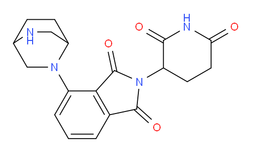 4-(2,5-diazabicyclo[2.2.2]octan-2-yl)-2-(2,6-dioxopiperidin-3-yl)isoindoline-1,3-dione