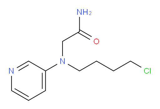 2-((4-chlorobutyl)(pyridin-3-yl)amino)acetamide