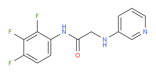 2-(pyridin-3-ylamino)-N-(2,3,4-trifluorophenyl)acetamide