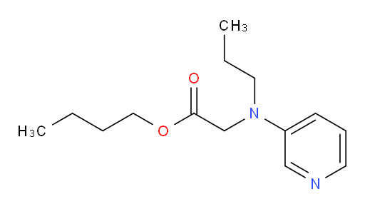 butyl 2-(propyl(pyridin-3-yl)amino)acetate