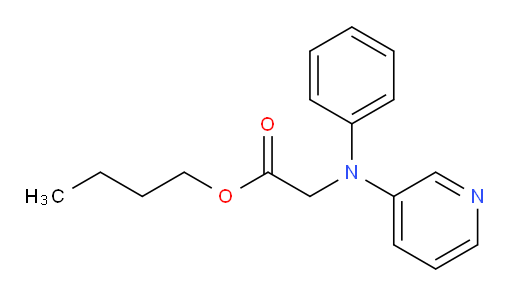 butyl 2-(phenyl(pyridin-3-yl)amino)acetate