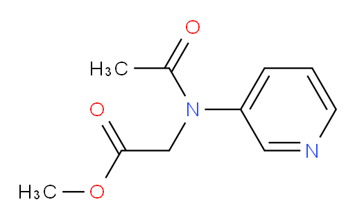 methyl 2-(N-(pyridin-3-yl)acetamido)acetate