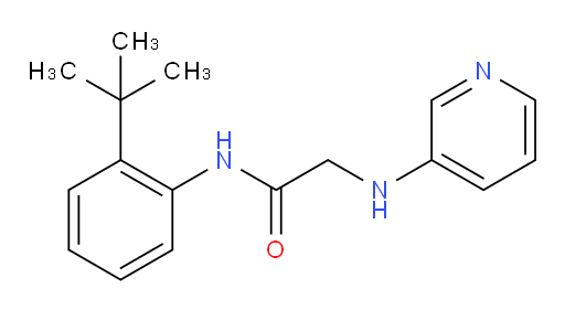 N-(2-(tert-butyl)phenyl)-2-(pyridin-3-ylamino)acetamide