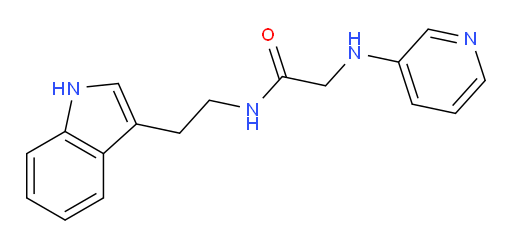 N-(2-(1H-indol-3-yl)ethyl)-2-(pyridin-3-ylamino)acetamide