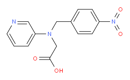 2-((4-nitrobenzyl)(pyridin-3-yl)amino)acetic acid