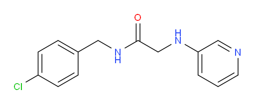 N-(4-chlorobenzyl)-2-(pyridin-3-ylamino)acetamide
