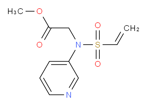 methyl 2-(N-(pyridin-3-yl)vinylsulfonamido)acetate